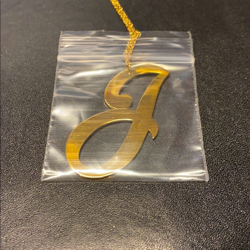 Jennifer Zeuner “J” Necklace
